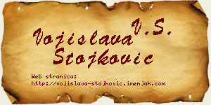 Vojislava Stojković vizit kartica